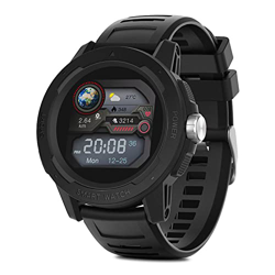 Smartwatch Sportivo da Uomo, Orologio Fitness Tracker Full Touch con Cardiofrequenzimetro, Orologio Contapassi Esterno per Orologio Android iOS,Nero características