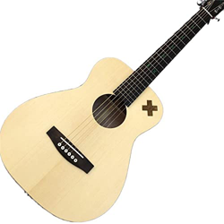 Chitarra Acustica da 34 Pollici D Style, Top abetetto Solido, Mini Chitarra da Viaggio, Regalo for Ragazza Amico AMINIY (Color : Guitar And Case, Size en oferta