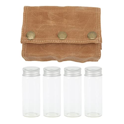 Pasamer Set di condimenti da Campeggio Borsa da Picnic Pieghevole Leggera e Versatile per conservare Le Bottiglie di condimenti