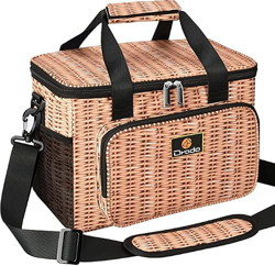 Oumuik 20L Borsa termicPicnic Borsa Borsa Termica Porta Pranzo ，motivo giallo en oferta