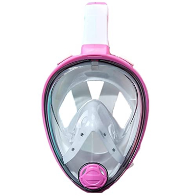 Samnuerly Maschere subacquee Snorkeling Snorkeling Integrale Facile da Respirare Adulto con Vista panoramica Scuba antiappannamento e a Prova di perdi