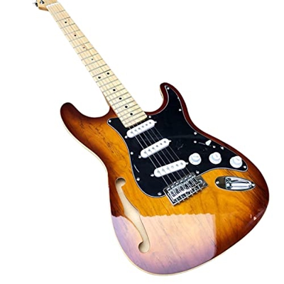 Chitarra Elettrica con Foro Frota Chitarra Elettrica Acero Dita Acustica in Acciaio Acustico Guitars XIXINYA (Color : Guitar, Size : 41 Inches)