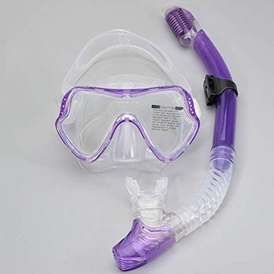 Maschera per lo Snorkeling, Maschere per Immersioni a Respirazione Facile, Set per lo Snorkeling Secco Maschera per lo Snorkeling Antiappannamento Cor