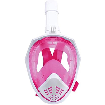Maschera subacquea Maschera subacquea completamente asciutta Maschera snorkeling portatile regolabile con tappi per le orecchie impermeabili rimovibil