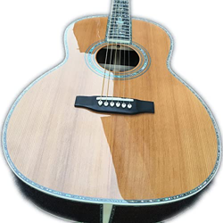Real Abalone 000 Classical Acoustic Guitar 000-45 Guitar Electric Guitar Acoustic Saluto a Mano Ooo 45. Chitarra Acustica del Corpo AMINIY (Color : Gu en oferta