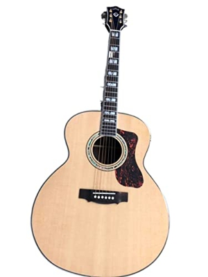 KSG 6. Stringhe F50 Top Solid Top Jumbo Guild Guitar Acoustic Guitar Glossy Finitura Naturale Guild Guild Guitar Elettrico Acoustic Trasporto Libero A