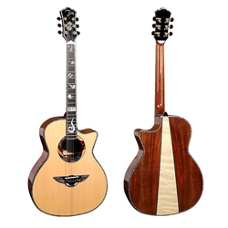 Tutta la Legno Massima 41 Pollici GA Acoustic Guitar, Koa & Acero BAC KCHWOCHI C-70 Guitarra elettrica Top Abete Rosso Solido AMINIY (Color : Guitar A precio