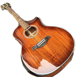 40"Armrest K24C Guitar Acoustic Guitar Sunburst Koa k2. Chitarra Acustica elettrica 4CE Acoustic Acoustic Acoustic Trasporto Libero AMINIY (Color : Gu en oferta