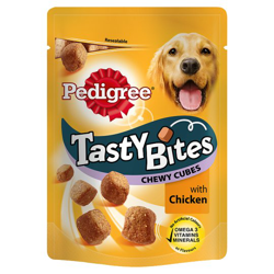 Pedigree Tasty Bites Chewy Cubes: 130 gr características