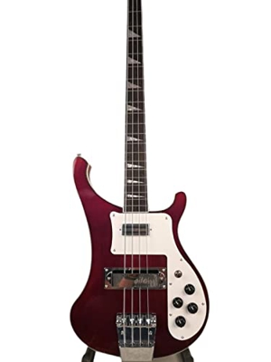 AURH 4 Stringa Basso Rosso Collo Attraverso Il Corpo in Palissandro con Tastiera in Acciaio Acustico in Acciaio Acustico Chitarre XIXINYA (Size : 39 I