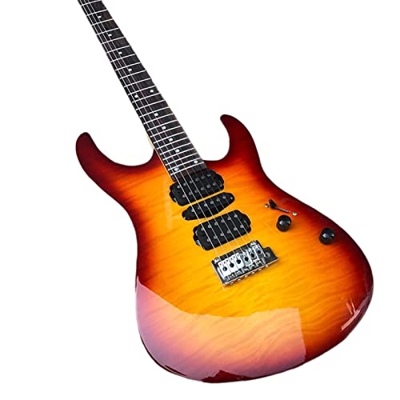 AURH Chitarra Elettrica 6 Corda Chitarra Elettrica Mahogany Body Maple Body Acoustic Steel Guitars XIXINYA (Color : Guitar, Size : 40 Inches)