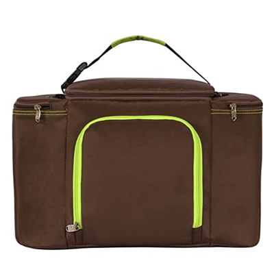Big Capacity Cooler Bag Black Cold Thermal Picnic Lunch Tote Pouch Student Portable Milk Food Insulation Organizer (Color : Black, Size : One Size) (K