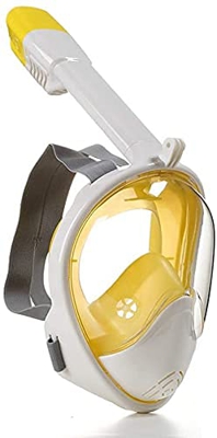 Samnuerly Immersioni Subacquee Maschera Antiappannamento Immersioni Nuoto Asciutto Completo Attrezzatura per Lo Snorkeling Ampio Campo Visivo 180° (Co