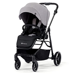 Kinderkraft Passeggino VESTO, Passeggino leggero, grande cappuccio impermeabile, con filtro UPF 50+, 2 direzioni di viaggio, pieghevole, Accessoires,  precio
