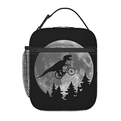 Borsa termica per picnic scolastico - dinosauro equitazione bici alla luna en oferta