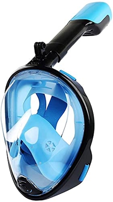 Samnuerly Maschera Subacquea Pieghevole per Snorkeling Maschera per Immersioni subacquee a Pieno facciale Maschera Subacquea per Snorkeling con Ampia 