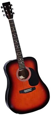 Full Size Guitar Acoustic Guitar 41 Inches Beginner Ballad Wooden Guitar Novice Practice Fingerstyle Rock Instrument Beginner Acoustic Guitar Starter 