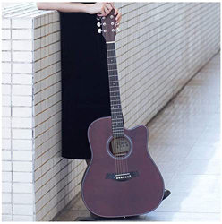 Full Size Guitar Acoustic Guitar Beginner Travel Guitar Fingerstyle Rock Instrument Soft Sound Vintage Spruce with Waterproof Backpack Beginner Acoust en oferta