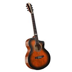 SheIRin Chitarra Acustica per Principianti Adulti Cutaway 41 Pollici Acustica Guitarra Bundle Kit con Borsa Tuner Capo String Strap características
