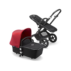 Bugaboo Cameleon 3 Plus - Passeggino e carrozzina 2 in 1, telaio nero e parasole in rosso precio