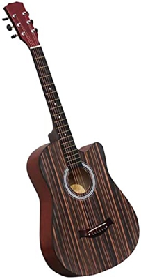 Full Size Guitar Acoustic Guitar Acoustics Folk Pop Beginner Rock Instrument Stage Performance Good Sound 38 Inches Beginner Acoustic Guitar Starter P