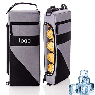 MEILER Borsa Termica per Birra da Golf, Manica Fredda per Birra da Golf a Doppio Isolamento Contiene 6 Bottiglie di Birra con Manico e Tracolla, Regal