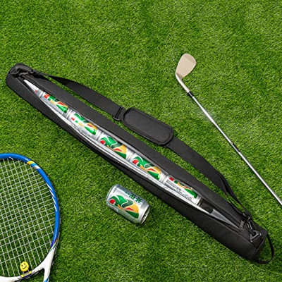 MEILER Manicotto refrigerante per Birra da Golf, Borsa Isolante per Birra da Golf Contiene 7 lattine di Birra con Tracolla Rimovibile, Regali per Aman