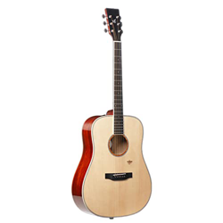 SheIRin Chitarra Acustica, Chitarra Acustica a Spalla mancante a grandezza Naturale per Principianti, Adulti, 41 Pollici Acustica Guitarra Starter Kit en oferta