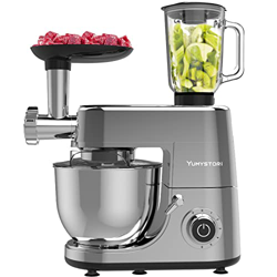 Impastatrice Multifunzione 7 en 1 Robot da Cucina Mixer 1500W,Frullatore 1.5L,Tritacarne ,Capienza 6 Litri, 6 Velocità + Pulse, 3 Accessori e Salsicci características