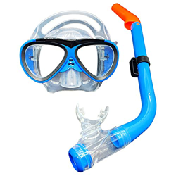 Snorkeling tuta silicone Mask Occhiali Full Swimming secco Mask Snorkeling Diving Swimming Sedie Gonfiabili Trasparenti per Adulti per Interni (C, One en oferta