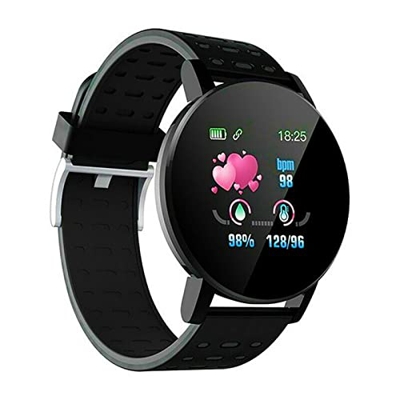 Smartwatch Fitness Orologio Smartwatch Rotondo 1,3 Pollici Orologio Fitness Smartwatch Impermeabile Smartwatch con Saturimetro Touch Screen a Colori S