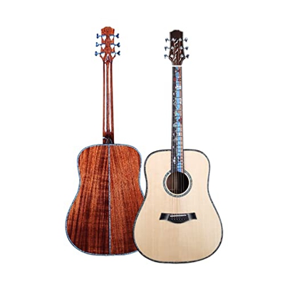 SheIRin Chitarra Acustica per Principianti Full Size Kit per Chitarra da 41 Pollici con Custodia per accordatore Capo Picks Strap String