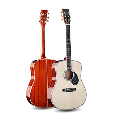 SheIRin Chitarra Acustica da 41" per Principianti, Adulti, Adolescenti, Full Size, Guitarra Acustica, con Custodia, accordatore, Plettri, Corde, capot