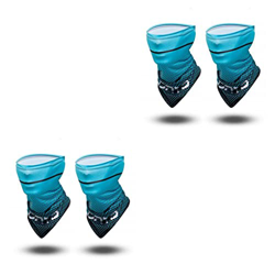 tieedhfu 2 Set di Ice Sleeve Arm Outdoor Protezione solare Corsa Campeggio Raffreddamento Sciarpa per il viso Antiscivolo Traspirante Scudo da pesca r precio