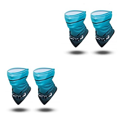 tieedhfu 2 Set di Ice Sleeve Arm Outdoor Protezione solare Corsa Campeggio Raffreddamento Sciarpa per il viso Antiscivolo Traspirante Scudo da pesca r