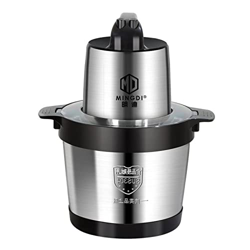 Tritatutto da Cucina Elettrico,1200W Robot da Cucina ristoranti,Frullatore Multifunzionale,6L Ciotola in Acciaio Inox,4 Lame Affilate,Tritacarne Mini  en oferta