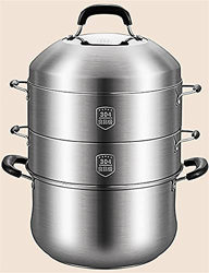 Piroscafo/Caldaia/Pentola in Acciaio Inossidabile 304 Rimovibile Ispessimento Piroscafo Multistrato Fornello Domestico Pentola Generale (Size : 30Cm)  características