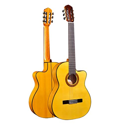 SheIRin Chitarre acustiche Classiche 39 Pollici Chitarra per Bambini Junior Guitarra Acustica con Cinturino per Borsa Accordatore per Corde Plettri Wi