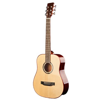 SheIRin Chitarra Acustica Full Size Guitarra Acustica Kit per Principianti per Adolescenti Adulti con Cinturino per Borsa Accordatore per Corde Capo 3