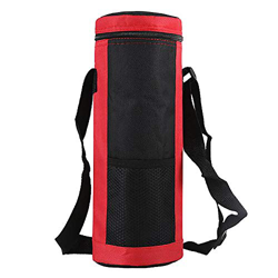 MANGUOZ Borsa termica per acqua, per la spesa, universale, per esterni, campeggio, escursioni, colore rosso en oferta