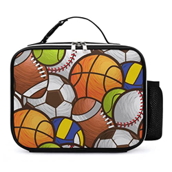 Borsa Per Il Pranzo Per Adulti Basket Calcio Calcio Baseball Pranzo Al Sacco Isolato Impermeabile características