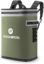 ROCKBROS Borsa Frigo Zaino Impermeabile Rigida Eccellente Isolamento Grande Capacità 17L/20L/22L Frigorifero Portatile per Campeggio/Mare/Pesca/Escurs características