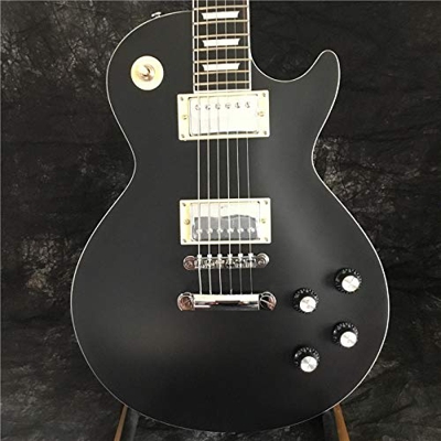 AURH Guitar per Chitarra in Palissandro Elettrico Body Mogano Matte Black Black Acciaio Acciaio Acciaio Guitars XIXINYA (Color : Guitar, Size : 39 Inc