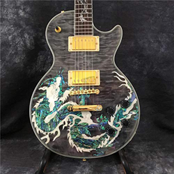 AURH Chitarra per Chitarra Elettrica E Tastiera di Ebano GUITATORE in ACCURATORE Acustico Acustico XIXINYA (Color : Guitar, Size : 39 Inches) características