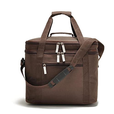 Borsa termica da 18 L a doppio strato per auto grande Ice Pack di lusso Picnic Cooler Bag Pranzo Viaggio Isolato Stoviglie Pacchetto Isolamento termic