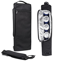 Zaino refrigerante, borsa da golf con tracolla regolabile, piccola borsa termica termica per birra, contiene 6 confezioni di lattine o due bottiglie d en oferta