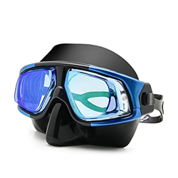 XYZMDJ Prescrizione Correttiva Diediuttivi ottici Kit da Ingranaggi Hyperopia Myopia Snorkel Set Set Top Scuba Mask Ampia Vision Anti-Fog (Color : B) precio