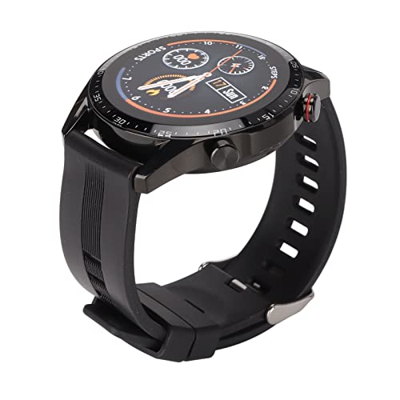 Cuque E12 Smartwatch Telecomando Musica Smartwatch Sleep Tracker Sport Sensore di frequenza cardiaca Nero