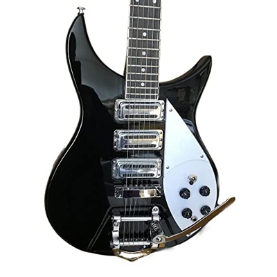 6 Corda Chitarra Elettrica, Sistema di Vibrazione con Bracci del Ponte, 3 Pickup Chitarre A Corda d'Acciaio Acustico XIXINYA