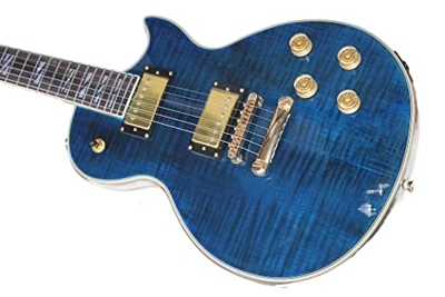 AURH Chitarra Elettrica Machogana Body Blue Guitar Acoustic Steel Guitars XIXINYA